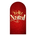 Painel De Festa Romano Natal 3d Decorativo Tecido 200x100cm