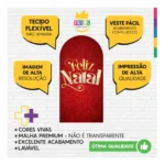 Painel De Festa Romano Natal 3d Decorativo Tecido 200x100cm