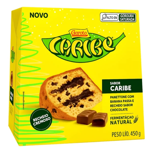 Panetone Caribe Nestlé Garoto 450g