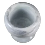 Pilao Pedra Marmore Socador Alho Macerar Tempero 13cm