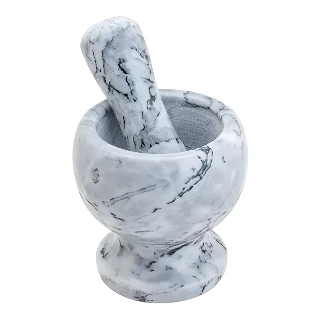 Pilao Pedra Marmore Socador Alho Macerar Tempero 13cm Pilao Pedra Marmore Socador Alho Macerar Tempero 13cm