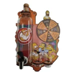 Pingometro De Parede Porta Cachaça Com Roleta Shot Divertida