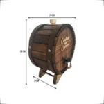 Pingometro Tonel De Pinga Barril Cachaça Roleta Doses