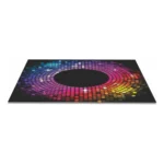 Pista De Dança Tapete Em Lona Festa Eventos Neon 3,0x3,0m