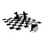 Pista De Dança Xadrez Lona + Fita Dupla-face 3x2 / 2x3 M