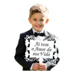 Placa Casamento P Entrada De Daminhas Na Igreja