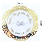 Placa Pajem E Porta Aliança Jesus Nosso Convidado De Honra