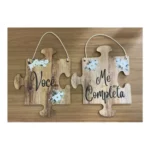 2 Placas D/ Cadeira Noivos Decoração Casamento Personalizada