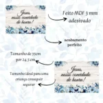 Plaquinha De Casamento Jesus Nosso Convidado.. Adesivadas