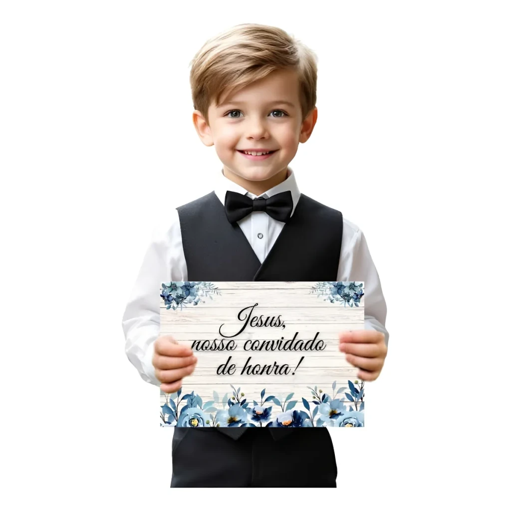 Plaquinha De Casamento Jesus Nosso Convidado.. Adesivadas Plaquinha De Casamento Jesus Nosso Convidado.. Adesivadas