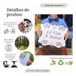 Plaquinha Casamento Entrada De Igreja P7 Lá Vem A Noiva