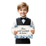 Plaquinha De Casamento Jesus Nosso Convidad Adesivada