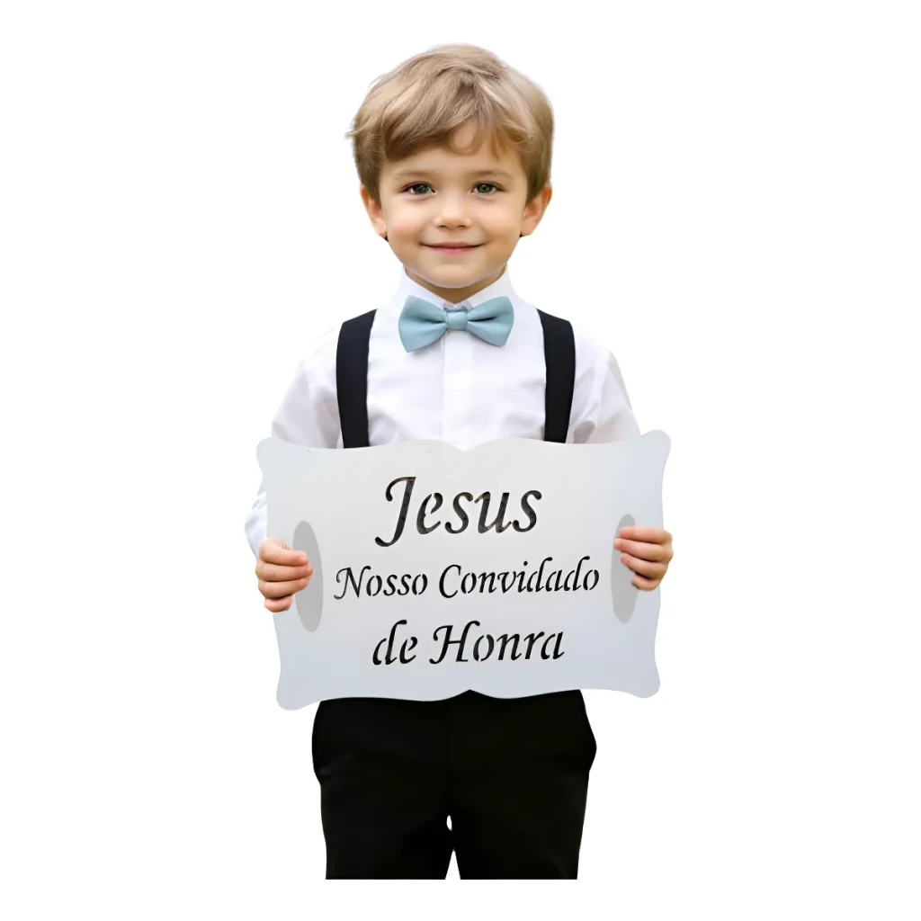 Plaquinha Casamento Entrada Jesus Nosso Convidado De Honra Plaquinha Casamento Entrada Jesus Nosso Convidado De Honra