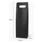 Porta Vinho Em Couro Sintético Embalagem Luxo Presente