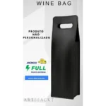 Porta Vinho Em Couro Sintético Embalagem Luxo Presente