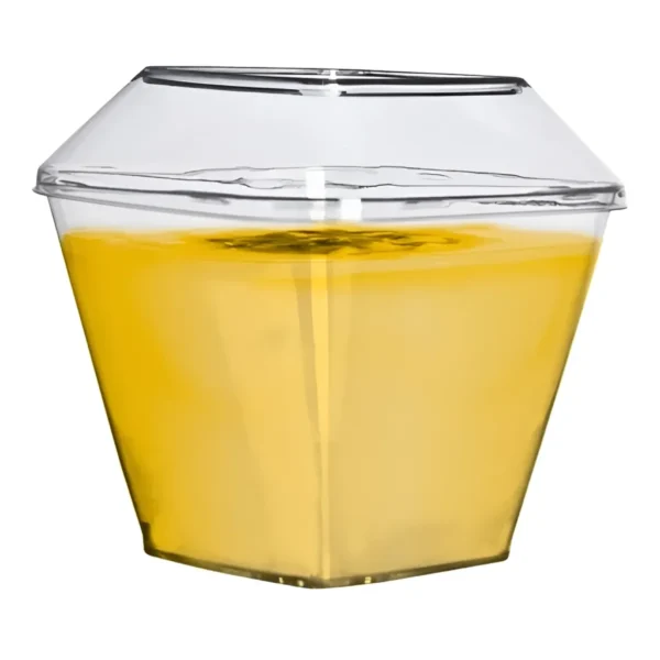 Pote Acrilico Mousse Pic 151 /150ml C/tampa 50un Plastilania Cor Transparente