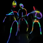 Pulseira Neon 100 Und Adereços Balada Fluorescente Festa Led