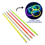 Pulseira Neon 100 Unidades Festas, Baladas E Danças Malucas