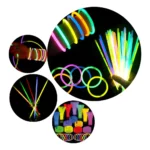 Pulseira Neon 200 Un Colorido Festa, Show Luz Brilho Balada