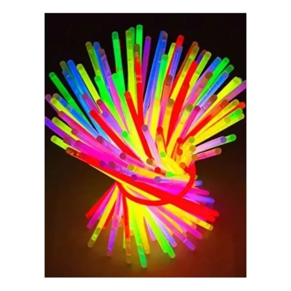 Pulseira Neon Tubo C/100 Unidades . ( Balada , Festas )