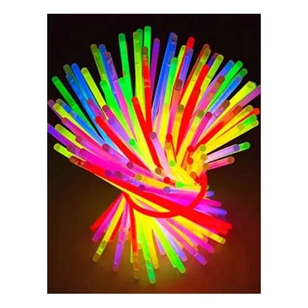 Pulseira Neon Tubo C/100 Unidades . ( Balada , Festas ) Pulseira Neon Tubo C/100 Unidades . ( Balada , Festas )