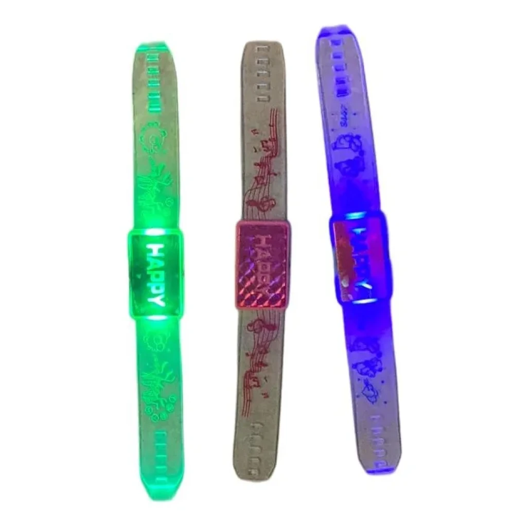 Pulseiras D Led Relógio Piscante Balada Aniversario Raiver Pulseiras D Led Relógio Piscante Balada Aniversario Raiver