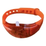 120 Pulseiras Led Pisca Batida Música Ajustavel Festa Balada