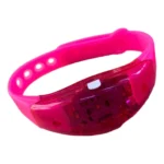 120 Pulseiras Led Pisca Batida Música Ajustavel Festa Balada