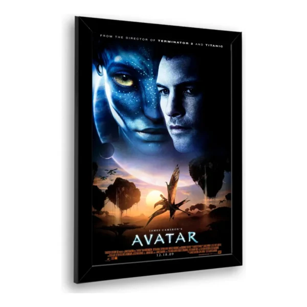 Quadro Decorativo Filme Avatar Poster C/ Moldura 23x33cm