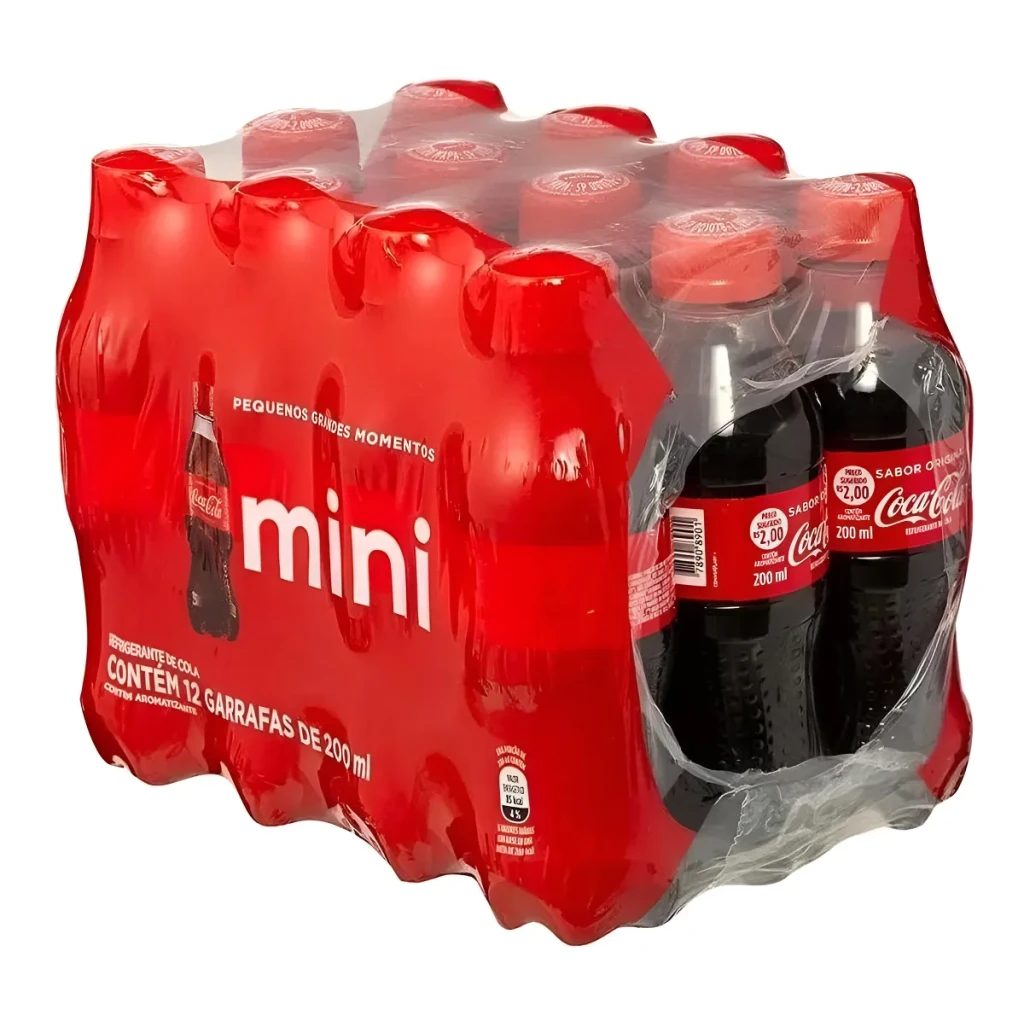 Refrigerante Coca-cola Mini Pet 200ml - 12 Unidades Refrigerante Coca-cola Mini Pet 200ml - 12 Unidades