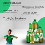 Refrigerante de Caju São Geraldo 2 Litros – elaborado com 5% de suco de caju, traz frescor, equilíbrio e o sabor autêntico da fruta nordestina, ideal para matar a sede e acompanhar momentos leves.