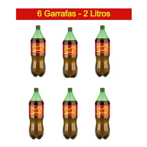 Refrigerante Guaraná Poty Pet 2litros - Pack 6 Garrafas