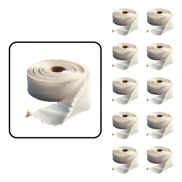 50 Metros Rolos Fita Chiffon Convite E Caixa Casamento