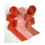 2 Rolos Fita Rustica Chiffon 1,5m X 5cm Artesanal Casamento