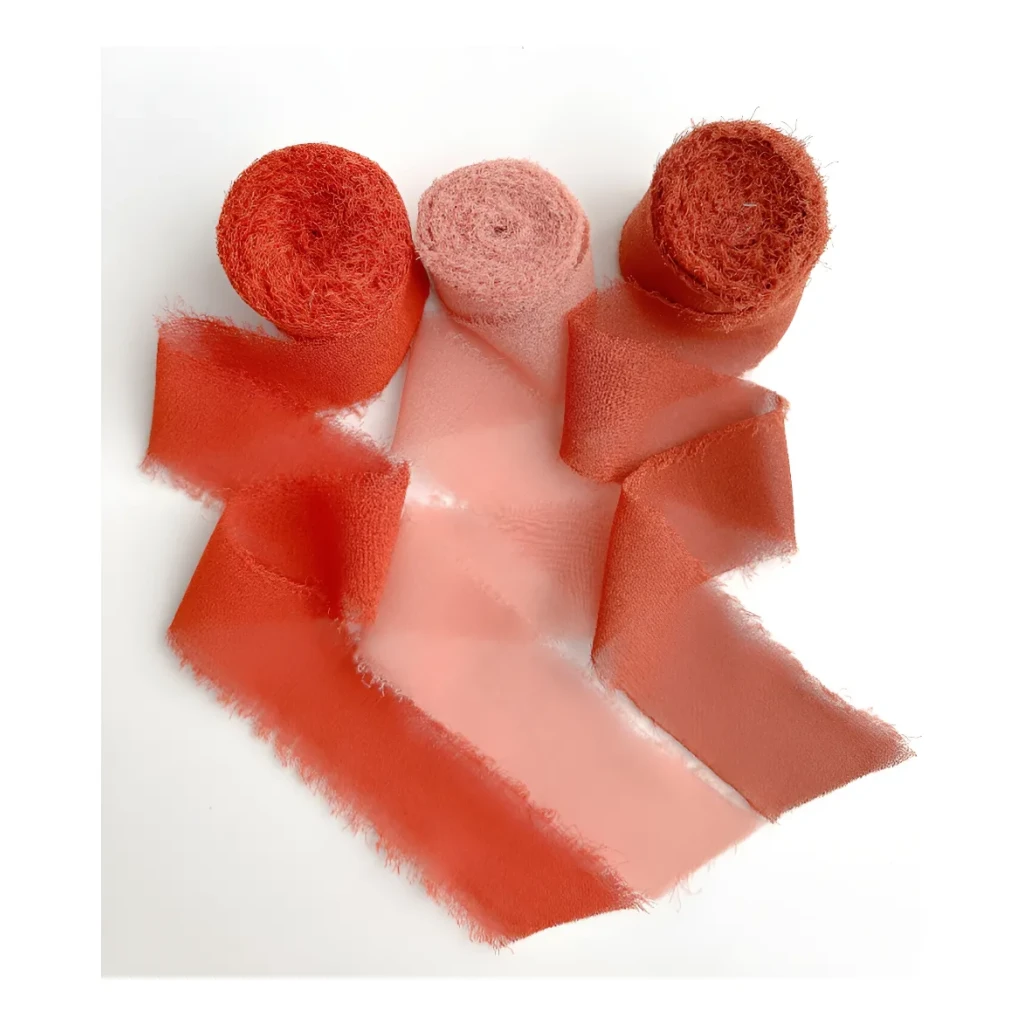 2 Rolos Fita Rustica Chiffon 1,5m X 5cm Artesanal Casamento 2 Rolos Fita Rustica Chiffon 1,5m X 5cm Artesanal Casamento