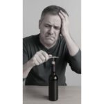 Saca Rolhas Emborrachado Cromado Abridor Vinho Profissional