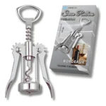 We Varejo - Saca Rolha Vinho Premium Abridor De Garrafa Manual Aço Robusto Tira Rolhas