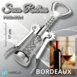 We Varejo - Saca Rolha Vinho Premium Abridor De Garrafa Manual Aço Robusto Tira Rolhas