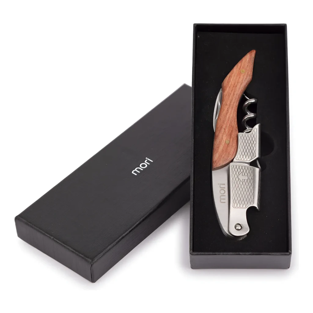 Saca Rolhas Abridor De Garrafas Vinho Profissional Aço Inox Saca Rolhas Abridor De Garrafas Vinho Profissional Aço Inox