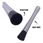 Macerador Socador De Caipirinha Para Drinks E Cozinha Inox