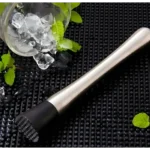 Socador Macerador Caipirinha Inox Amassador Drinks Bartender Cor Prateado