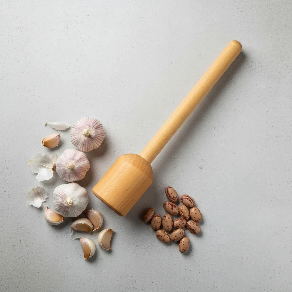 Socador Amassador Feijão Alho Caipirinha Madeira Multiuso Socador Amassador Feijão Alho Caipirinha Madeira Multiuso