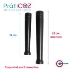 Macerador Socador Profissional Frutas Caipirinha Preto 22 Cm