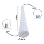 Pilão Macerador Batedor Socador Caipirinha Drinkprofissional Cor Branco