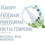 Pilão Macerador Batedor Socador Caipirinha Drinkprofissional Cor Branco