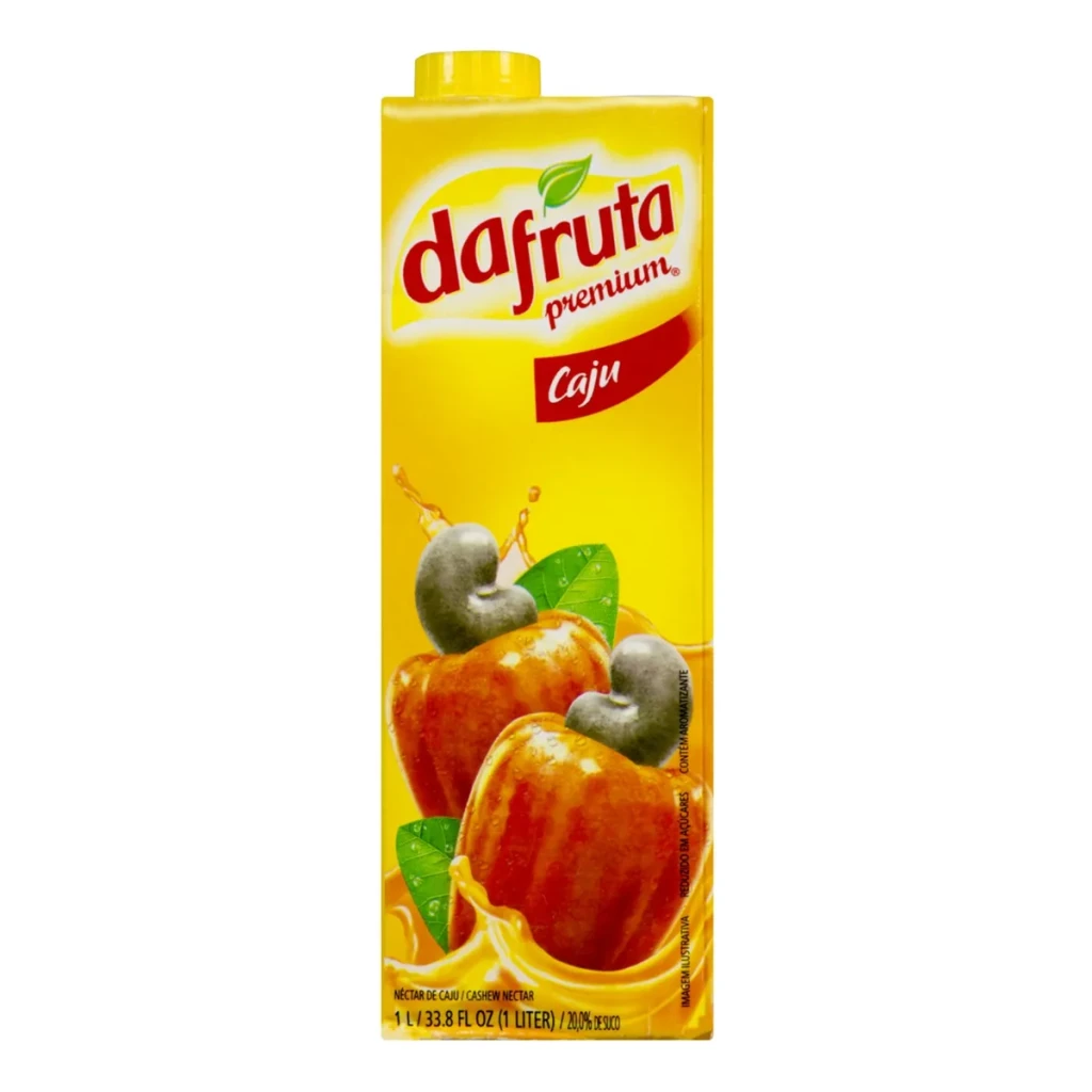 Suco de caju Dafruta Premium sem glúten 1 L Suco de caju Dafruta Premium sem glúten 1 L