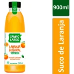 Suco de laranja Campo Largo Integral líquido sem glúten 900 ml