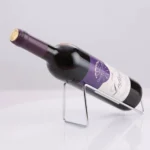 Suporte Inox Aramado Porta Garrafa Vinho Mesa Adega Clássico Inox