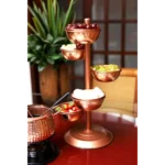 Suporte Fruteira Cobre Para Drinks Barman 5 Bowls