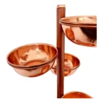 Suporte Fruteira Cobre Para Drinks Barman 5 Bowls